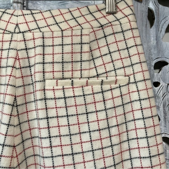 NWOT Rag & Bone Poppy Ivory Check High Waisted Wool Trouser Pants - Picture 9 of 15